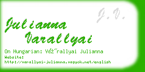 julianna varallyai business card